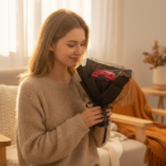 💖 Hot Pink Thai Rose Bouquet - Image 7