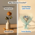 💙 Blue Calm · Handcrafted Blue Thai Rose Bouquet - Image 5