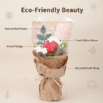 ❤️ Red Classic · Handcrafted Red Rose Bouquet - Image 3