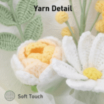 Handmade Crochet Flower Bouquet - Everlasting Decor & Gift - Image 4