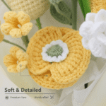 Custom Crochet Flower Bouquet - Perfect Gift for Her - Image 4