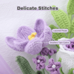 Hand-Knitted Flower Bouquet - Timeless Decor Piece - Image 4