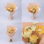 Unique Crochet Flower Bouquet - Artisan Crafted Gift - Image 6