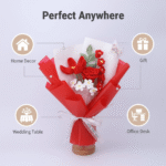 Non-Wilting Crochet Bouquet - Ideal for Gifting & Display - Image 6