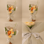 Handmade Crochet White Flower Bouquet - Everlasting Artificial Gift/Decor - Image 5