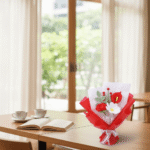 Handmade Crochet Flower Bouquet | Romantic Red Collection - 图片 5