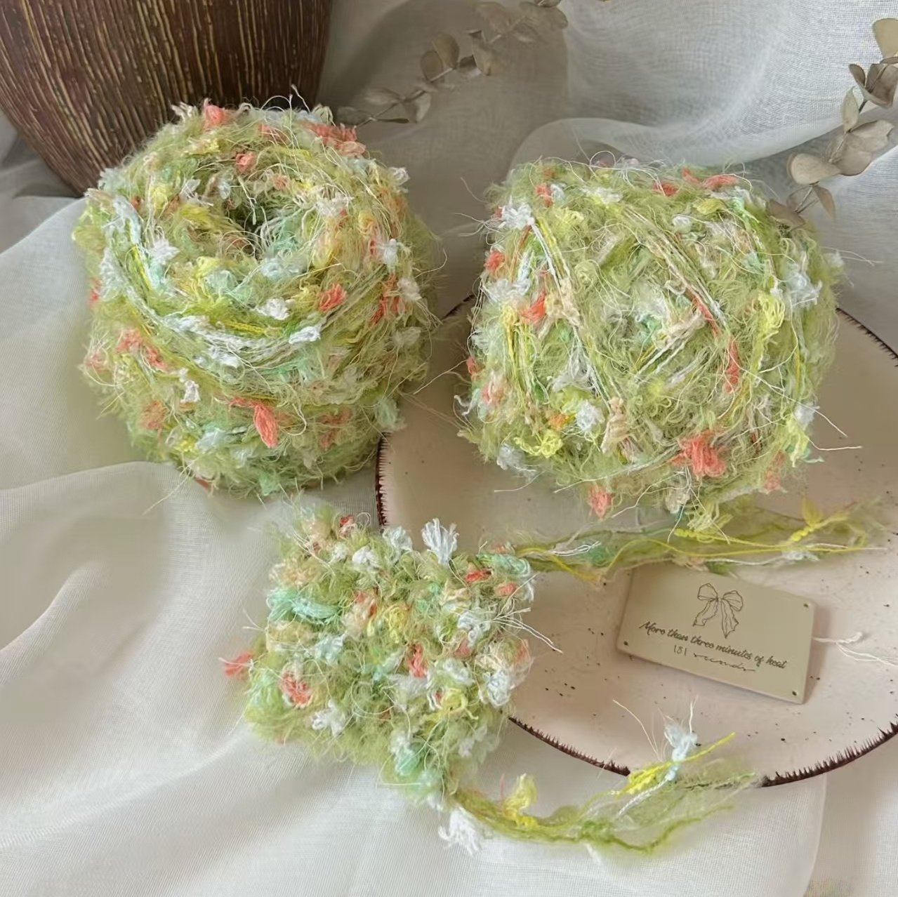 spring day (3)_副本 Spring Day Hand-blended Yarn - Image 1