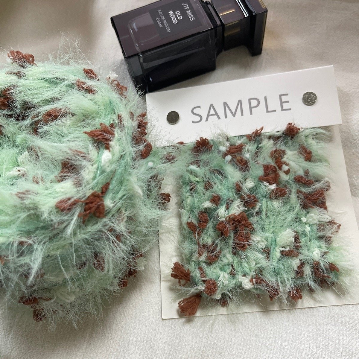 Mint Chocolate (5) Mint Chocolate Hand-Blended Yarn - Image 1